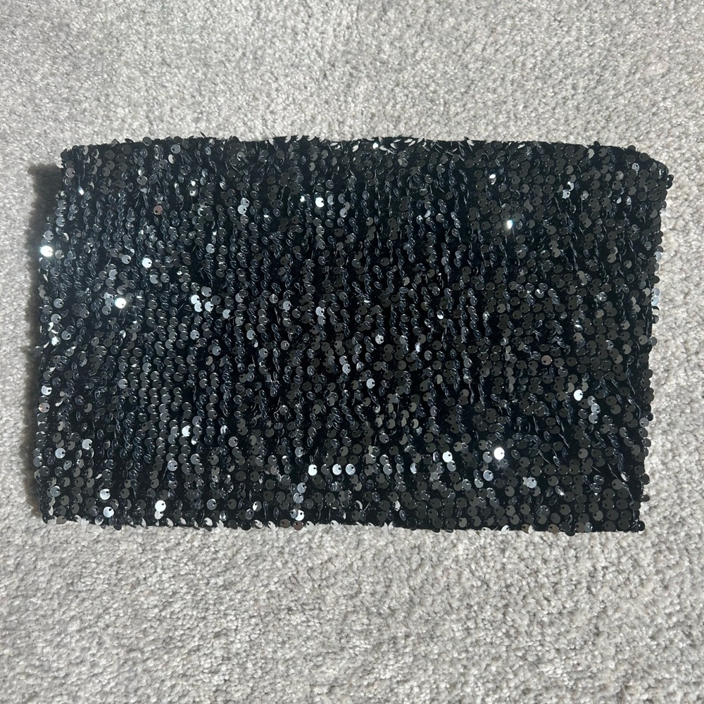 Silver and black sparkly tube Rob size xs new with tags